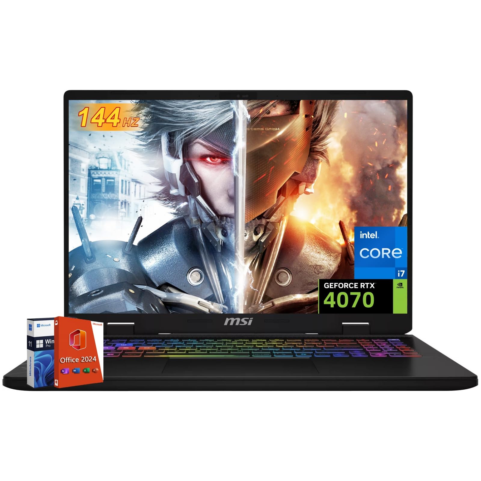 Amazon.com: MSI Crosshair 16 Gaming Laptop, NVIDIA RTX 4070, Intel